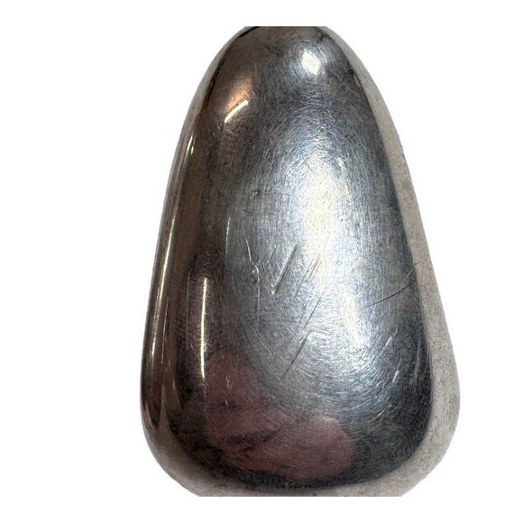 Frederic Jean Duclos Electroform Clip-On Earrings Sterling Silver On Wax MCM - Picture 3 of 9